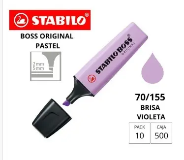 MARCADOR FLUORESCENTE STABILO BOSS 70–BRISA VIOLETA