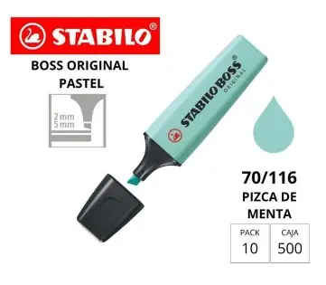 MARCADOR FLUORESCENTE STABILO BOSS 70–PIZCA DE MENTA