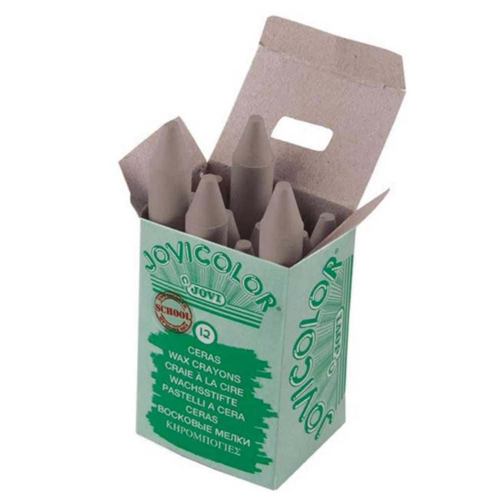 CERAS JOVICOLOR GRIS ESTUCHE 12 UDS 