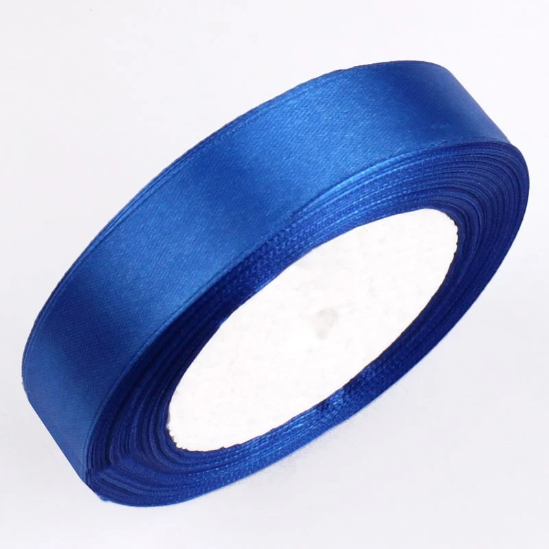 CINTA DE RASO AZUL 20MM×22M SATINADO
