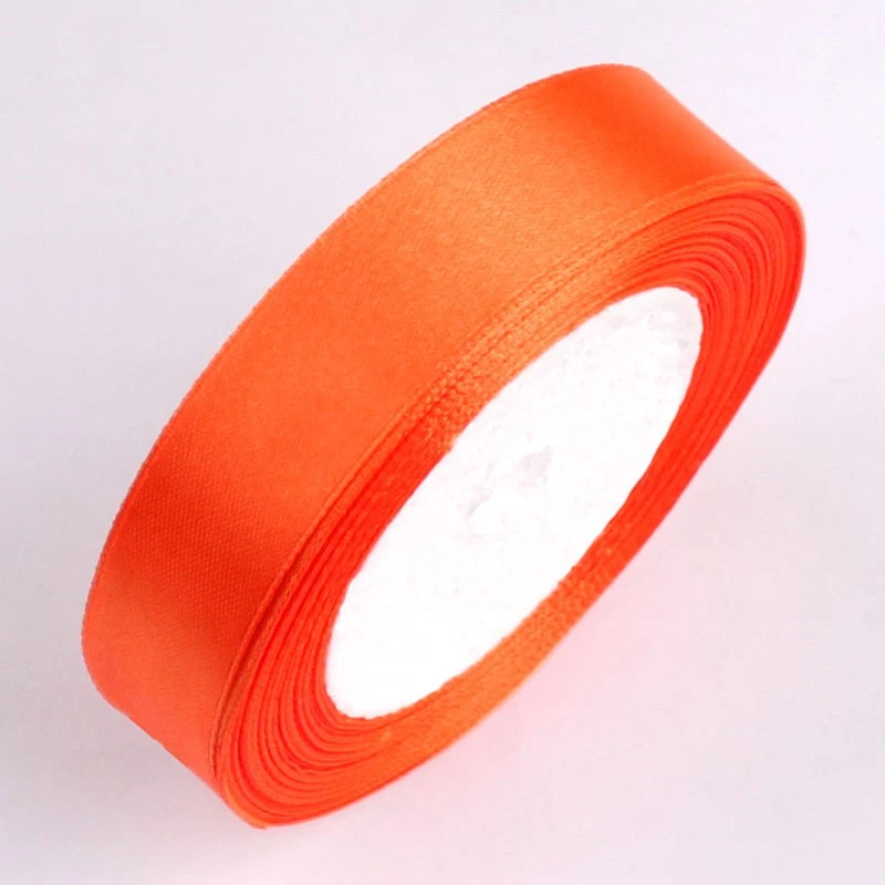CINTA DE RASO NARANJA 40MM×50M SATINADO