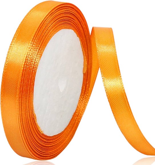 CINTA DE RASO NARANJA 40MM×50M SATINADO
