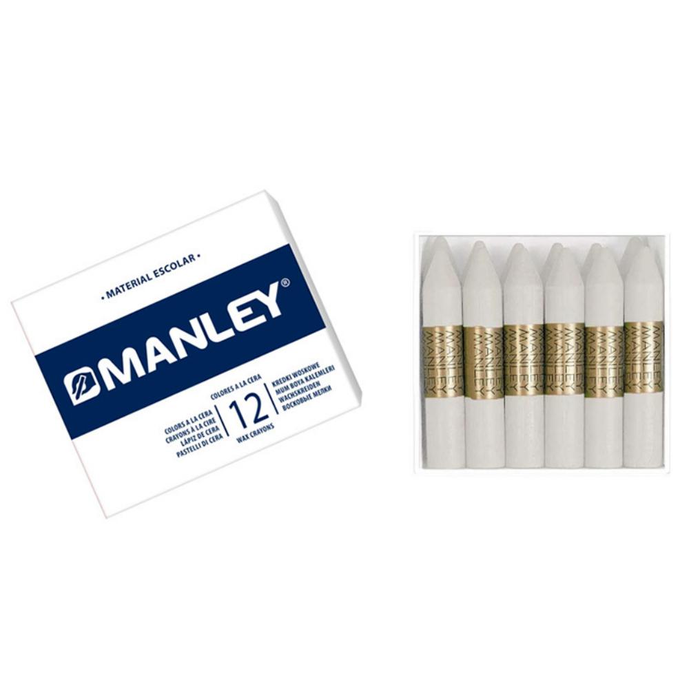 CERAS MANLEY Nº1 BLANCO ESTUCHE 12 UNICOLOR