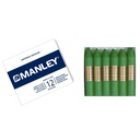 CERAS MANLEY Nº25 VERDE PRIMAVERA ESTUCHE 12 UNICOLOR