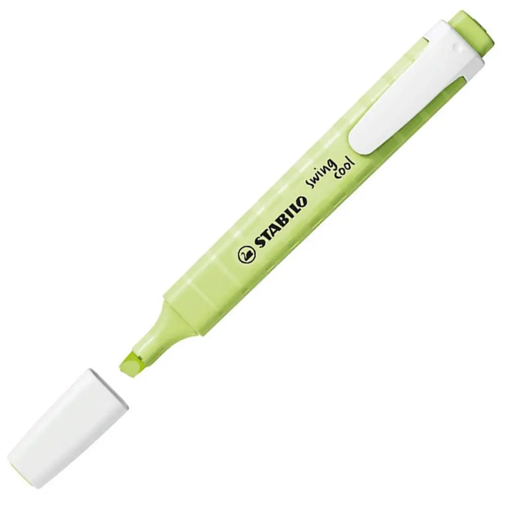 MARCADOR FLUORESCENTE STABILO FINO SWING COOL PASTEL CHISPA DE LIMA