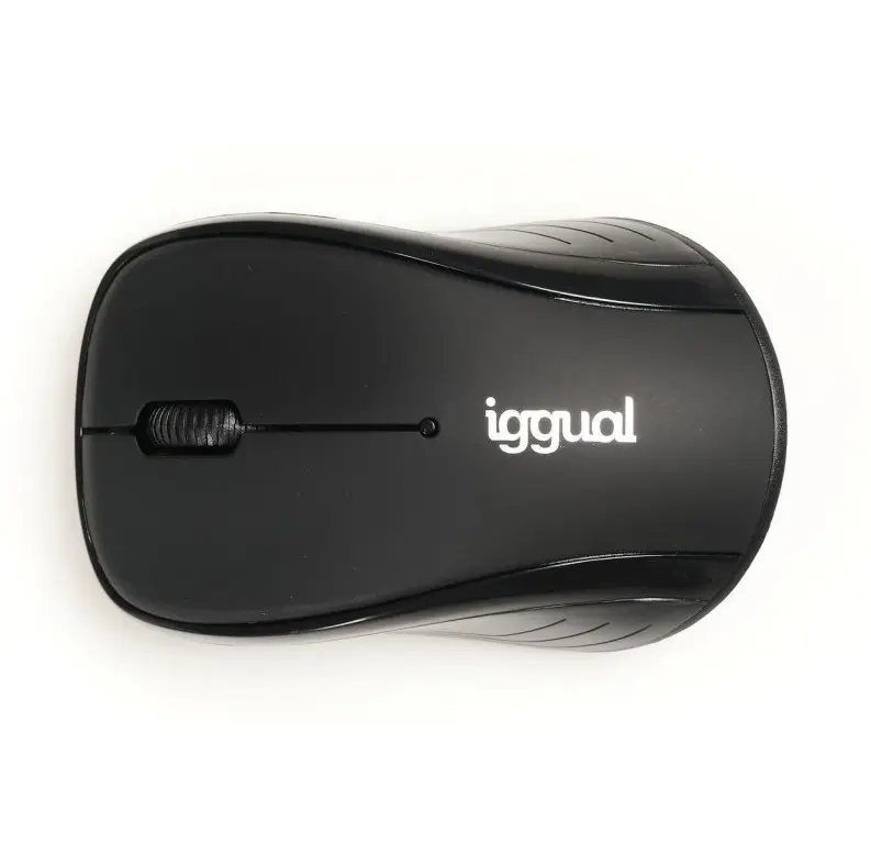 RATÓN INALÁMBRICO IGGUAL WOM-BASIC-1600DPI NEGRO