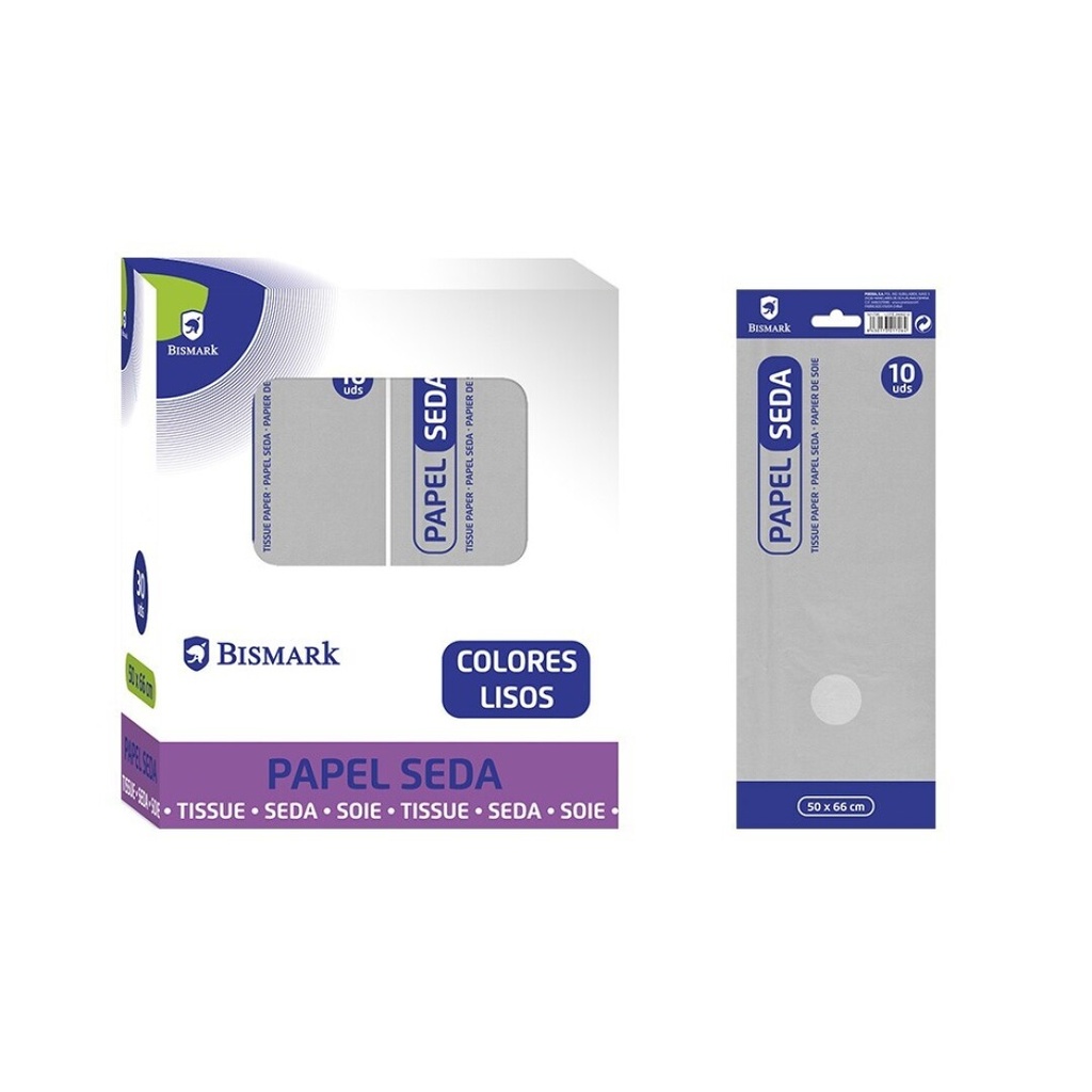 PAPEL DE SEDA LISO BLANCO BOLSA 10 HOJAS