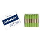 CERAS MANLEY Nº47 VERDE AMARILLO ESTUCHE 12 UNICOLOR
