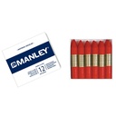 CERAS MANLEY Nº ROJO ESCARLATA ESTUCHE 12 UNICOLOR