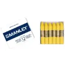 CERAS MANLEY Nº4 AMARILLO ESTUCHE 12 UNICOLOR