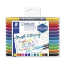 ROTULADOR STAEDTLER 3004 DOBLE PUNTA 12 COLORES