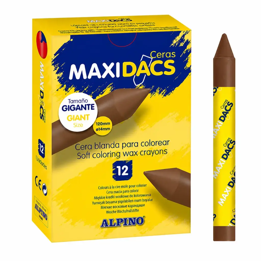 CERAS MAXIDACS MARRON 12UDS