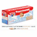 CERAS PLÁSTICAS BIC PLASTIDECOR KIDS CARNE CAJA 25