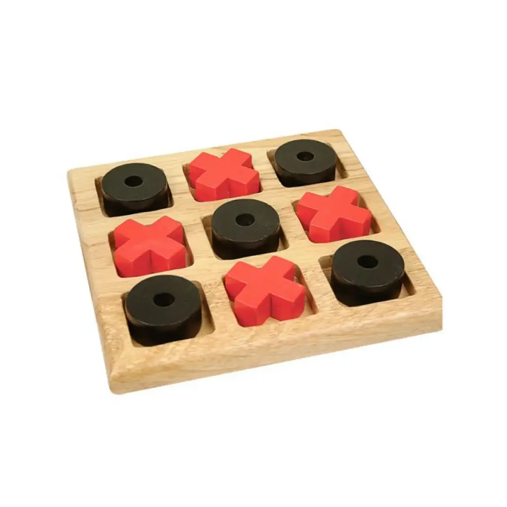 TRES EN RAYA DE MADERA ANDREU JUEGO CLÁSICO