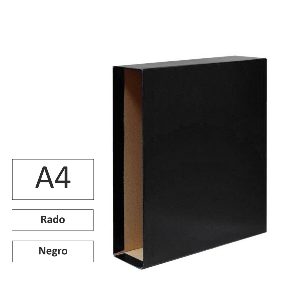 CAJA PARA ARCHIVADOR A4 AZUL · TIPO RADO · RAYLU