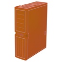 ARCHIVO DEFINITIVO FOLIO PROLONGADO POLIPROPILENO MARRON