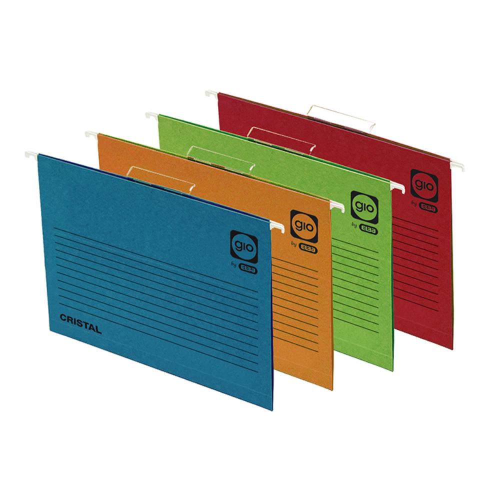 CARPETA COLGANTE FORMATO FOLIO KRAFT LOMO EN V GIO