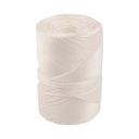 BOBINA DE CUERDA DE POLIPROPILENO RAFIA 400 GR. BLANCO