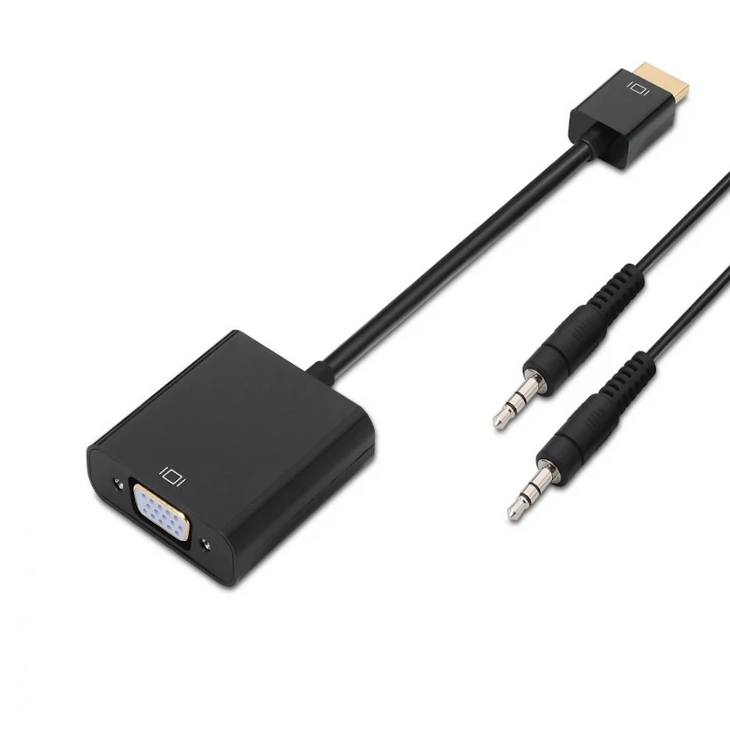 CONVERSOR AISENS HDMI(M) A VGA(H)+AUDIO