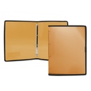 CARPETA OFFICE CLUB A4 PP 4 ANILLAS 16MM NARANJA
