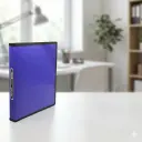 CARPETA OFFICE CLUB A4 PP 4 ANILLAS 25MM AZUL 