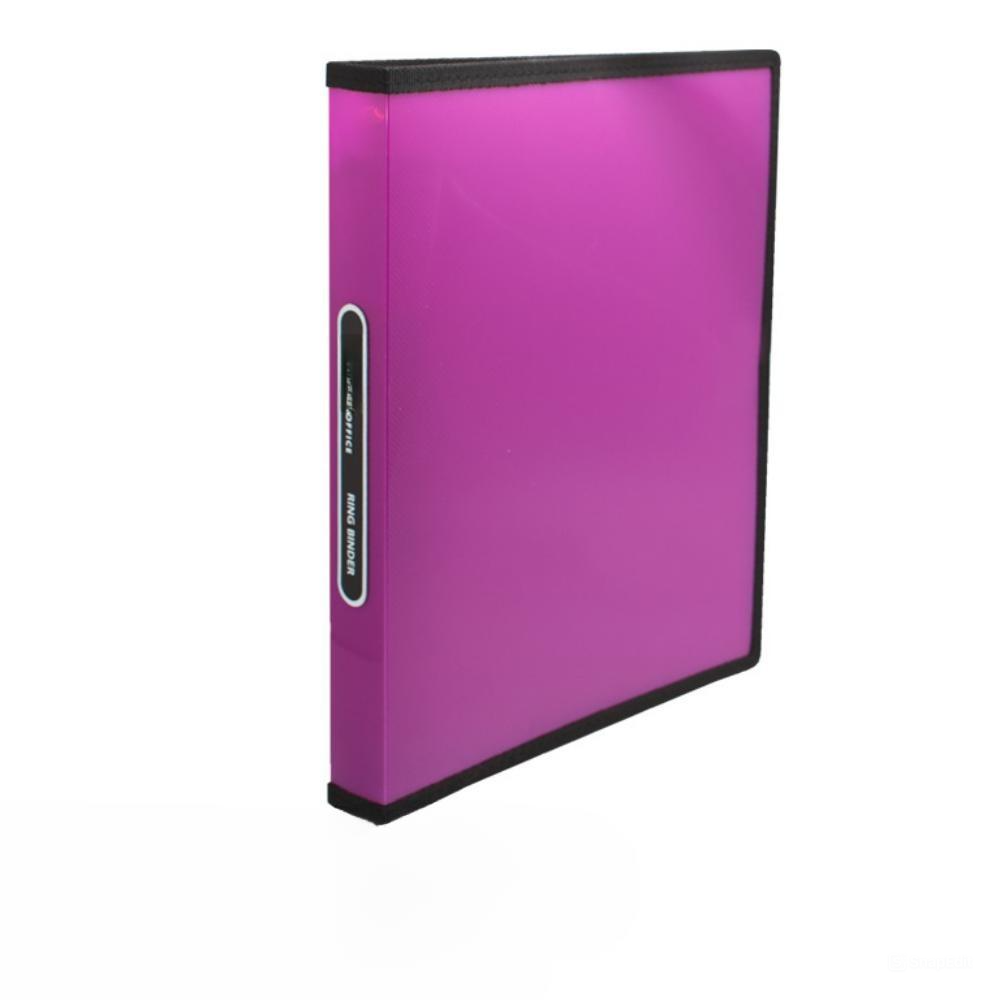 CARPETA OFFICE CLUB A4 PP 4 ANILLAS 25MM FUCSIA