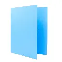 CARPETA RAYLU PAPER FOLIO 2 ANILLAS 25 MM AZUL CLARO CARTÓN FORRADO PP 
