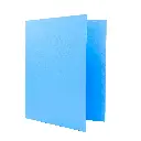 CARPETA RAYLU PAPER FOLIO 4 ANILLAS 25MM AZUL CLARO CARTÓN FORRADO PP 
