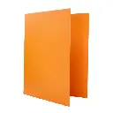 CARPETA RAYLU PAPER FOLIO 4 ANILLAS 25MM NARANJA CARTÓN FORRADO PP 