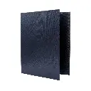 CARPETA RAYLU PAPER FOLIO 4 ANILLAS 25MM NEGRO CARTÓN FORRADO PP 