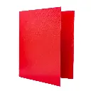 CARPETA RAYLU PAPER FOLIO 4 ANILLAS 25MM ROJO CARTÓN FORRADO PP 
