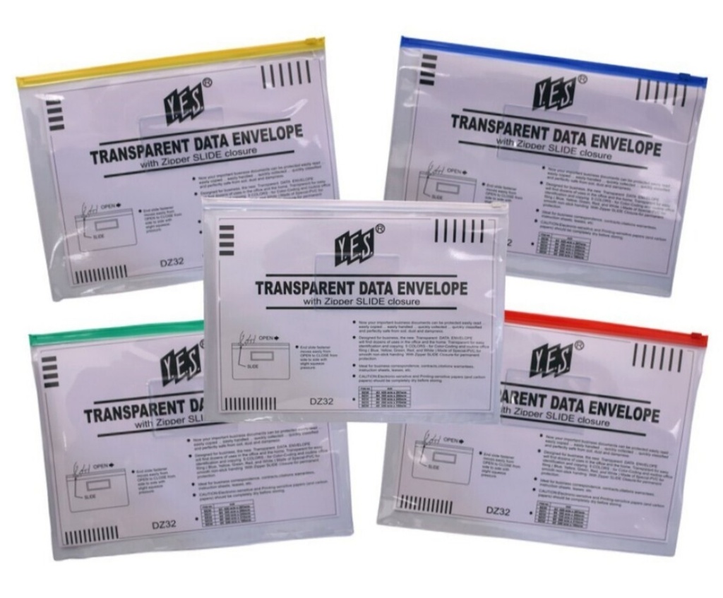 SOBRE PORTADOCUMENTOS PP A4 335×245MM CREMALLERA ZIP