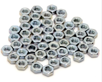 TUERCA HEXAGONAL M3 ACERO CINCADO NEGRO