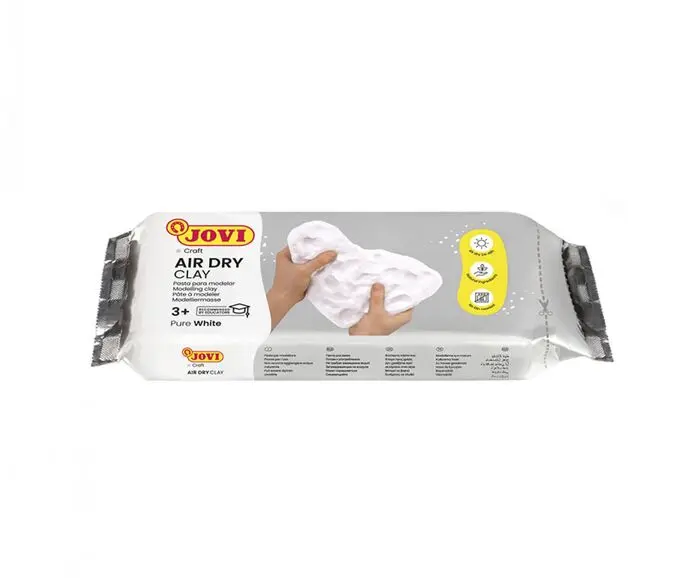 PASTA MODELAR ENDURECIBLE AL AIRE 250G BLANCA AIR DRY CLAY JOVI
