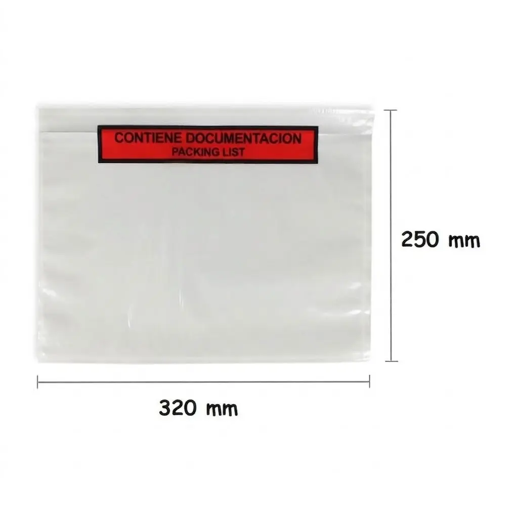 SOBRE PORTADOCUMENTO 320X250MM 100UDS