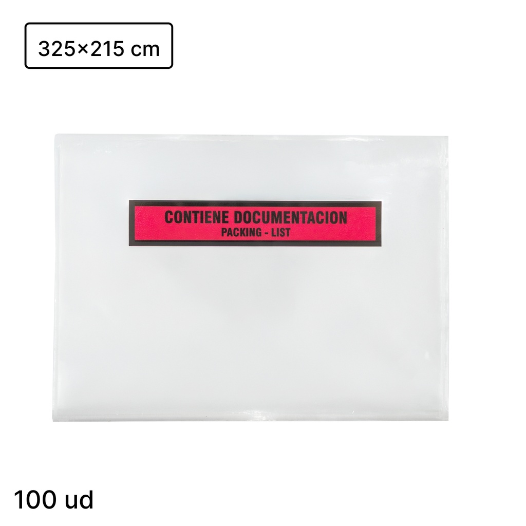 SOBRE PORTADOCUMENTO 325X235 100 UNIDADES