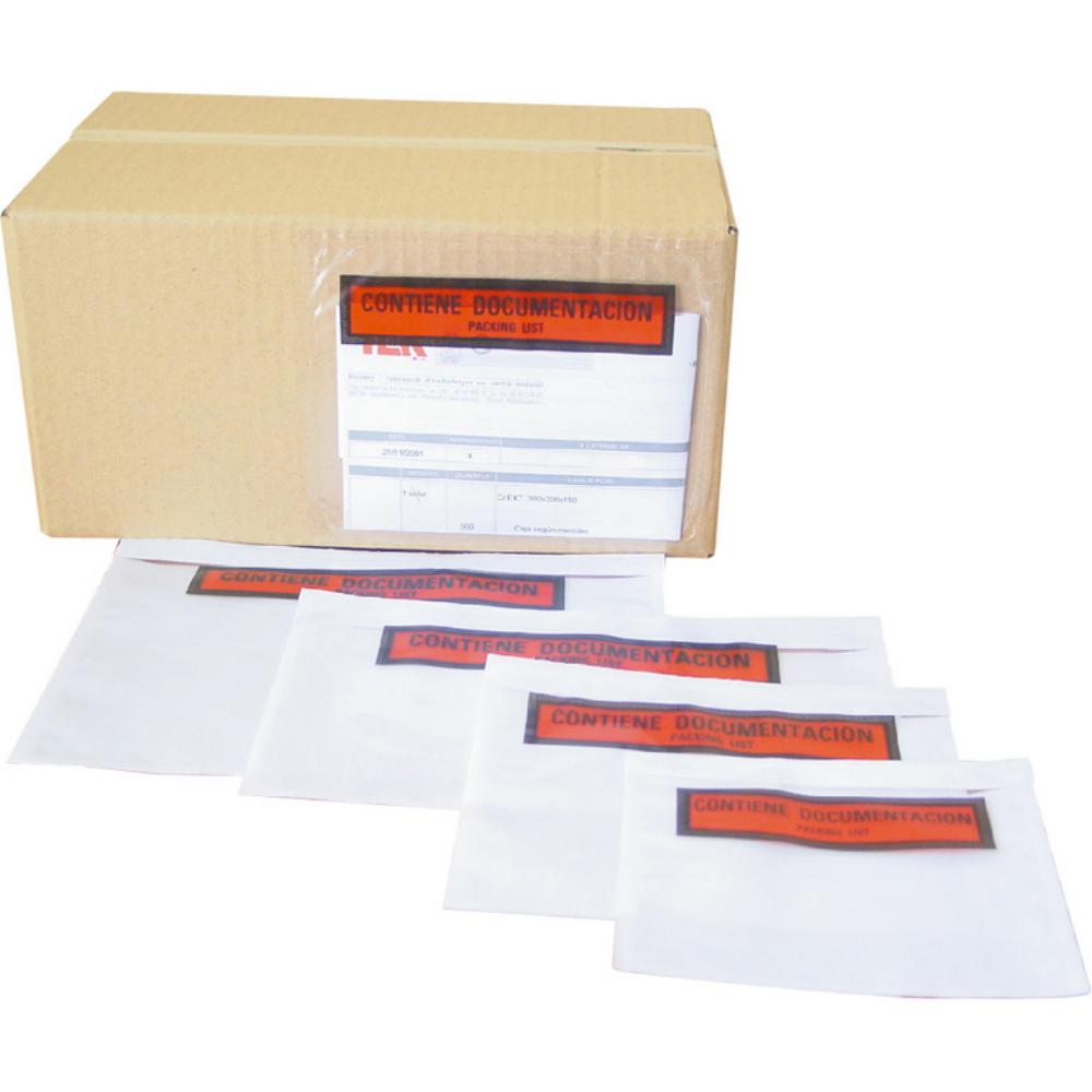 SOBRE PORTADOCUMENTOS 228X120MM 100UDS