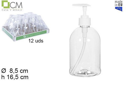 BOTELLA DOSIFICADORA DE VIAJE 500 ML 