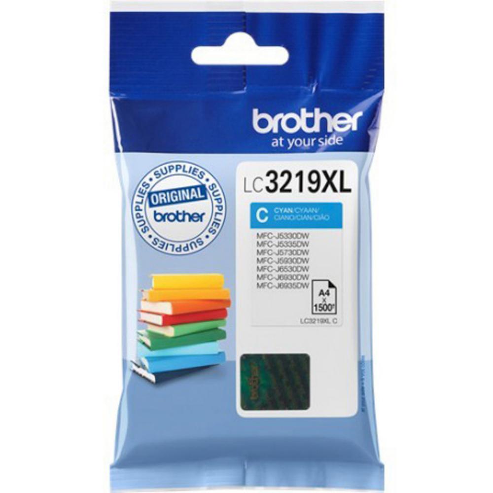BROTHER CARTUCHO DE TINTA INK-JET LC3219XLC CIAN ALTA CAPACIDAD
