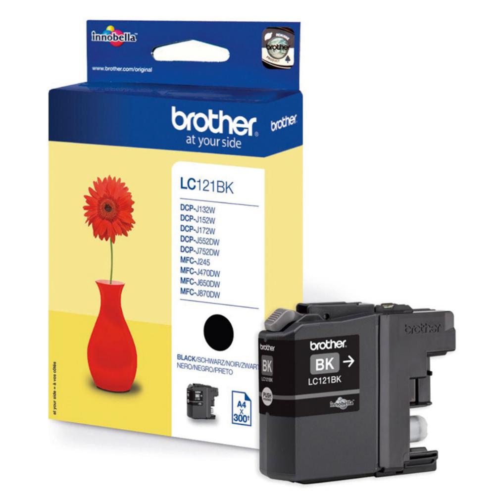 BROTHER CARTUCHO DE TINTA INK-JET LC121BK NEGRO