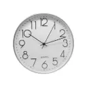 RELOJ PARED PLATA 30CM