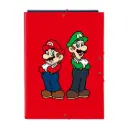 CARPETA FOLIO 3 SOLAPAS SUPER MARIO "MAMMA MIA"
