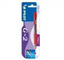 BOLÍGRAFO PILOT G-2 ROJO BLISTER 1 ROJO