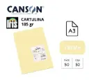 CARTULINA CANSON IRIS A3 CREMA