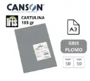 CARTULINA CANSON IRIS A3 GRIS PLOMO