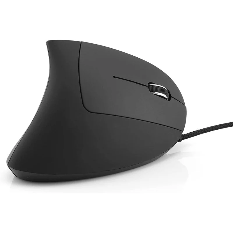 RATÓN ÓPTICO ERGONÓMICO MEDIARANGE MROS230 USB NEGRO VERTICAL