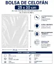 BOLSA DE CELOFÁN 25×30CM  