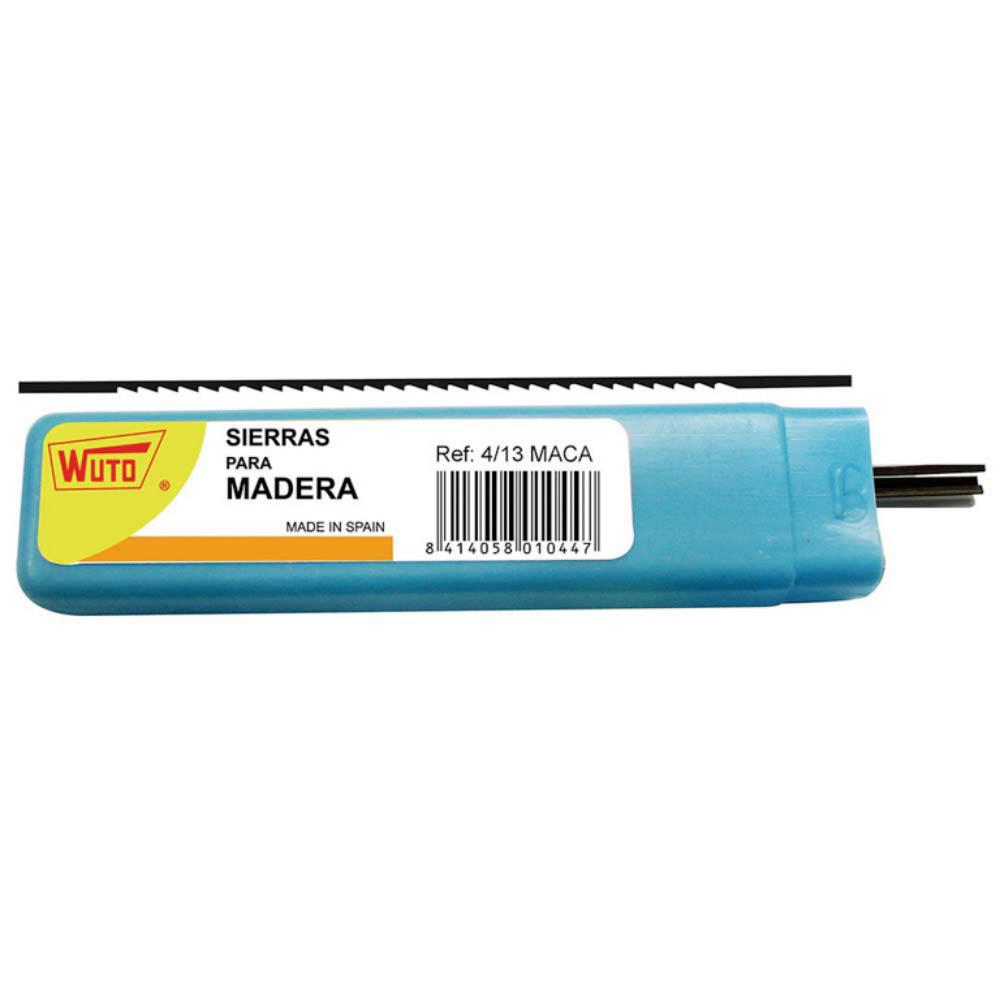 PELOS DE SEGUETA PARA MADERA Nº4 144 UNIDADES