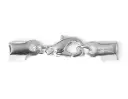 CIERRE METALICO DE MOSQUETON PLATEADO 30 X 4,3 MM 100 UD