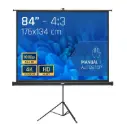 PANTALLA DE TRÍPODE 84" 176X134 CM CON BOLSA IGGUAL 